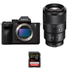 Sony A7R V + FE 90mm f/2.8 Macro G OSS + 1 SanDisk 32GB Extreme PRO UHS-II SDXC 300 MB/s - Appareil Photo Hybride-1