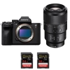 Sony A7R V + FE 90mm f/2.8 Macro G OSS + 2 SanDisk 64GB Extreme PRO UHS-II SDXC 300 MB/s - Appareil Photo Hybride|MCZ DIRECT