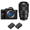 Sony A7R V + FE 90mm f/2.8 Macro G OSS + 2 Sony NP-FZ100 - Cámara mirrorless|MCZ DIRECT