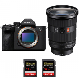 Sony A7R V + FE 24-70 mm f/2,8 GM II + 2 SanDisk 32 GB Extreme PRO UHS-II SDXC 300 MB/s - Dispositivo fotográfico híbrido-1