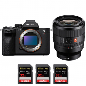 Sony A7R V + FE 50 mm f/1,4 GM + 3 SanDisk Extreme PRO UHS-II SDXC de 32 GB a 300 MB/s - Dispositivo fotográfico híbrido-1