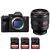 Sony A7R V + FE 50mm f/1.4 GM + 3 SanDisk 256GB Extreme PRO UHS-II SDXC 300 MB/s - Cámara mirrorless|MCZ DIRECT