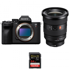 Sony A7R V + FE 16-35 mm f/2,8 GM II + 1 SanDisk Extreme PRO UHS-II SDXC de 64 GB a 300 MB/s - Dispositivo fotográfico híbrido-1