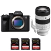 Sony A7R V + FE 70-200mm f/4 Macro G OSS II + 3 SanDisk 256GB Extreme PRO UHS-II SDXC 300 MB/s - Cámara mirrorless|MCZ DIRECT