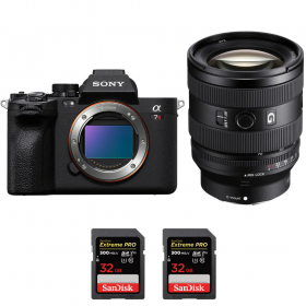 Sony A7R V + FE 20-70 mm f/4 G + 2 SanDisk 32 GB Extreme PRO UHS-II SDXC 300 MB/s - Dispositivo fotográfico híbrido-1