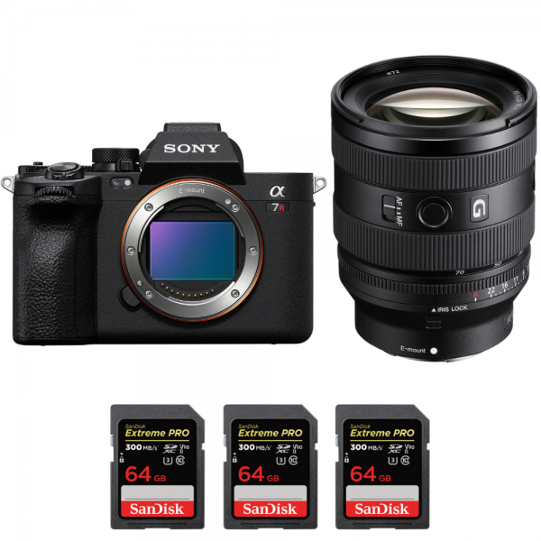 Sony A7R V + FE 20-70mm f/4 G + 3 SanDisk 64GB Extreme PRO UHS-II SDXC 300 MB/s-1