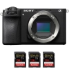 Sony A6700 + 3 SanDisk 128GB Extreme PRO UHS-II SDXC 300 MB/s - Appareil Photo Hybride|MCZ DIRECT