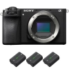 Sony A6700 + 3 Sony NP-FZ100|MCZ DIRECT