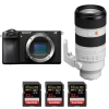 Sony A6700 + FE 70-200mm f/2.8 GM OSS II + 3 SanDisk 32GB Extreme PRO UHS-II SDXC 300 MB/s - Appareil Photo Hybride|MCZ DIRECT