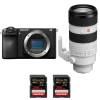 Sony A6700 + FE 70-200mm f/2.8 GM OSS II + 2 SanDisk 256GB Extreme PRO UHS-II SDXC 300 MB/s - Appareil Photo Hybride|MCZ DIRECT