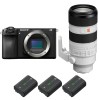 Sony A6700 + FE 70-200mm f/2.8 GM OSS II + 3 Sony NP-FZ100|MCZ DIRECT