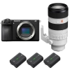 Sony A6700 + FE 70-200mm f/2.8 GM OSS II + 3 Sony NP-FZ100 - Appareil Photo Hybride|MCZ DIRECT