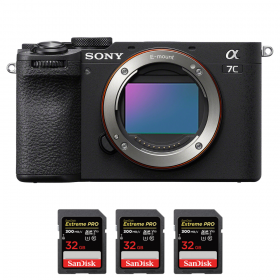 Sony A7C II Black + 3 SanDisk 32GB Extreme PRO UHS-II SDXC 300 MB/s-1