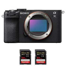 Sony A7C II Black + 2 SanDisk 64GB Extreme PRO UHS-II SDXC 300 MB/s-1