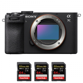 Sony A7C II Negro + 3 SanDisk 64GB Extreme PRO UHS-II SDXC 300 MB/s-1