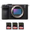 Sony A7C II Negro + 3 SanDisk 128GB Extreme PRO UHS-II SDXC 300 MB/s|MCZ DIRECT