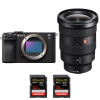 Sony A7C II Noir + FE 16-35mm f/2.8 GM + 2 SanDisk 32GB Extreme PRO UHS-II SDXC 300 MB/s - Appareil Photo Hybride|MCZ DIRECT