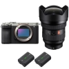 Sony A7C II Silver + FE 12-24mm f/2.8 GM + 2 Sony NP-FZ100 - Appareil Photo Hybride|MCZ DIRECT