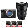 Sony A7C II Silver + FE 12-24mm f/2.8 GM + 3 SanDisk 64GB Extreme PRO UHS-II SDXC 300 MB/s - Appareil Photo Hybride|MCZ DIRECT