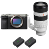 Sony A7C II Silver + FE 70-200mm f/2.8 GM OSS II + 2 Sony NP-FZ100|MCZ DIRECT