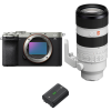 Sony A7C II Silver + FE 70-200mm f/2.8 GM OSS II + 1 Sony NP-FZ100|MCZ DIRECT
