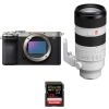 Sony A7C II Silver + FE 70-200mm f/2.8 GM OSS II + 1 SanDisk 128GB Extreme PRO UHS-II SDXC 300 MB/s - Appareil Photo Hybride|MCZ DIRECT
