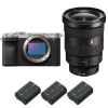 Sony A7C II Silver + FE 16-35mm f/2.8 GM + 3 Sony NP-FZ100|MCZ DIRECT