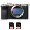 Sony A7C II Silver + 2 SanDisk 256GB Extreme PRO UHS-II SDXC 300 MB/s - Appareil Photo Hybride|MCZ DIRECT