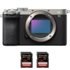 Sony A7C II Silver + 2 SanDisk 128GB Extreme PRO UHS-II SDXC 300 MB/s - Appareil Photo Hybride|MCZ DIRECT