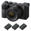 Sony A7C II Black + FE 28-60mm f/4-5.6 + 3 Sony NP-FZ100|MCZ DIRECT