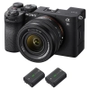 Sony A7C II Black + FE 28-60mm f/4-5.6 + 2 Sony NP-FZ100|MCZ DIRECT