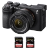 Sony A7C II Negro + FE 28-60mm f/4-5.6 + 2 SanDisk 32GB Extreme PRO UHS-II SDXC 300 MB/s|MCZ DIRECT