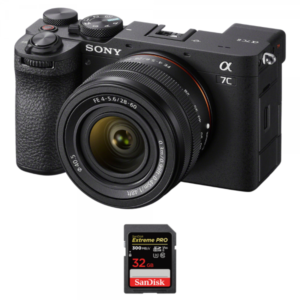 Sony A7C II Noir + FE 28-60mm f/4-5.6 + 1 SanDisk 32GB Extreme PRO UHS-II SDXC 300 MB/s - Appareil Photo Hybride Sony Sony A7C II 1 809,00 € MCZ DIRECT