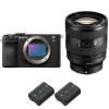 Sony A7C II Noir + FE 20-70mm f/4 G + 2 Sony NP-FZ100 - Appareil Photo Hybride|MCZ DIRECT