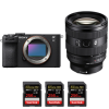 Sony A7C II Black + FE 20-70mm f/4 G + 3 SanDisk 256GB Extreme PRO UHS-II SDXC 300 MB/s|MCZ DIRECT