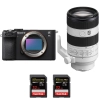 Sony A7C II Black + FE 70-200mm f/4 Macro G OSS II + 2 SanDisk 32GB Extreme PRO UHS-II SDXC 300 MB/s|MCZ DIRECT