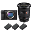 Sony A7C II Black + FE 16-35mm f/2.8 GM II + 3 Sony NP-FZ100|MCZ DIRECT