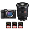 Sony A7C II Black + FE 16-35mm f/2.8 GM II + 3 SanDisk 256GB Extreme PRO UHS-II SDXC 300 MB/s|MCZ DIRECT