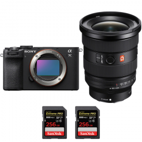 Sony A7C II Noir + FE 16-35mm f/2.8 GM II + 2 SanDisk 256GB Extreme PRO UHS-II SDXC 300 MB/s-1