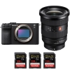 Sony A7C II Black + FE 16-35mm f/2.8 GM II + 3 SanDisk 128GB Extreme PRO UHS-II SDXC 300 MB/s|MCZ DIRECT