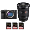 Sony A7C II Negro + FE 16-35mm f/2.8 GM II + 3 SanDisk 64GB Extreme PRO UHS-II SDXC 300 MB/s|MCZ DIRECT