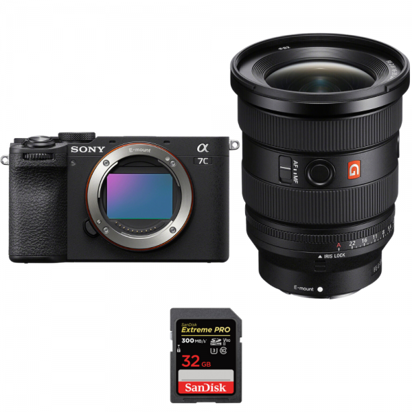 Sony A7C II Negro + FE 16-35mm f/2.8 GM II + 1 SanDisk 32GB Extreme PRO UHS-II SDXC 300 MB/s-1