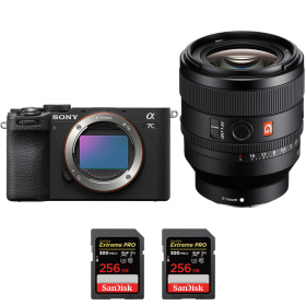 Sony A7C II Noir + FE 50mm f/1.4 GM + 2 SanDisk 256GB Extreme PRO UHS-II SDXC 300 MB/s-1