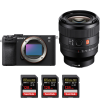 Sony A7C II Noir + FE 50mm f/1.4 GM + 3 SanDisk 128GB Extreme PRO UHS-II SDXC 300 MB/s - Appareil Photo Hybride|MCZ DIRECT