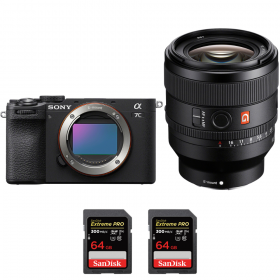 Sony A7C II Noir + FE 50mm f/1.4 GM + 2 SanDisk 64GB Extreme PRO UHS-II SDXC 300 MB/s-1