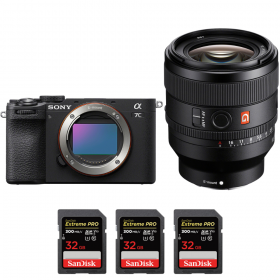 Sony A7C II Noir + FE 50mm f/1.4 GM + 3 SanDisk 32GB Extreme PRO UHS-II SDXC 300 MB/s-1