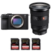 Sony A7C II Negro + FE 24-70mm f/2.8 GM II + 3 SanDisk 256GB Extreme PRO UHS-II SDXC 300 MB/s|MCZ DIRECT