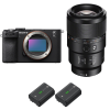 Sony A7C II Negro + FE 90mm f/2.8 Macro G OSS + 2 Sony NP-FZ100-1