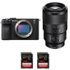 Sony A7C II Noir + FE 90mm f/2.8 Macro G OSS + 2 SanDisk 256GB Extreme PRO UHS-II SDXC 300 MB/s - Appareil Photo Hybride|MCZ DIRECT