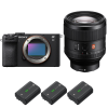 Sony A7C II Black + FE 85mm f/1.4 GM + 3 Sony NP-FZ100|MCZ DIRECT